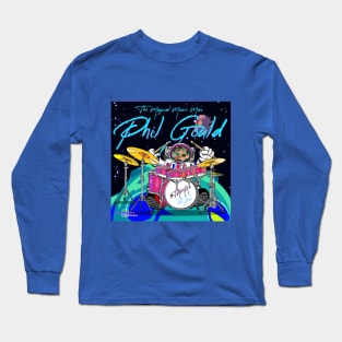 Tiny Phil Space Drummer Long Sleeve T-Shirt